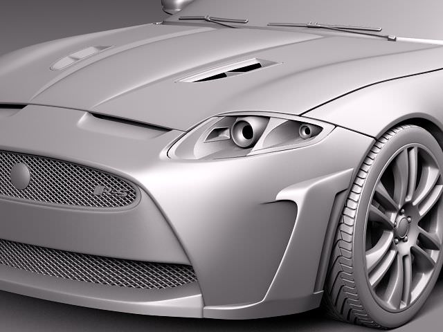 Jaguar XKR-S 2012 3D model_10