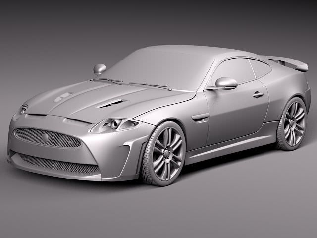 Jaguar XKR-S 2012 3D model_11