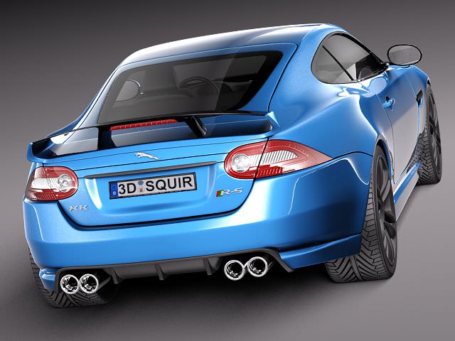 Jaguar XKR-S 2012 3D model_4