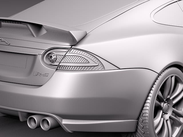 Jaguar XKR-S 2012 3D model_9
