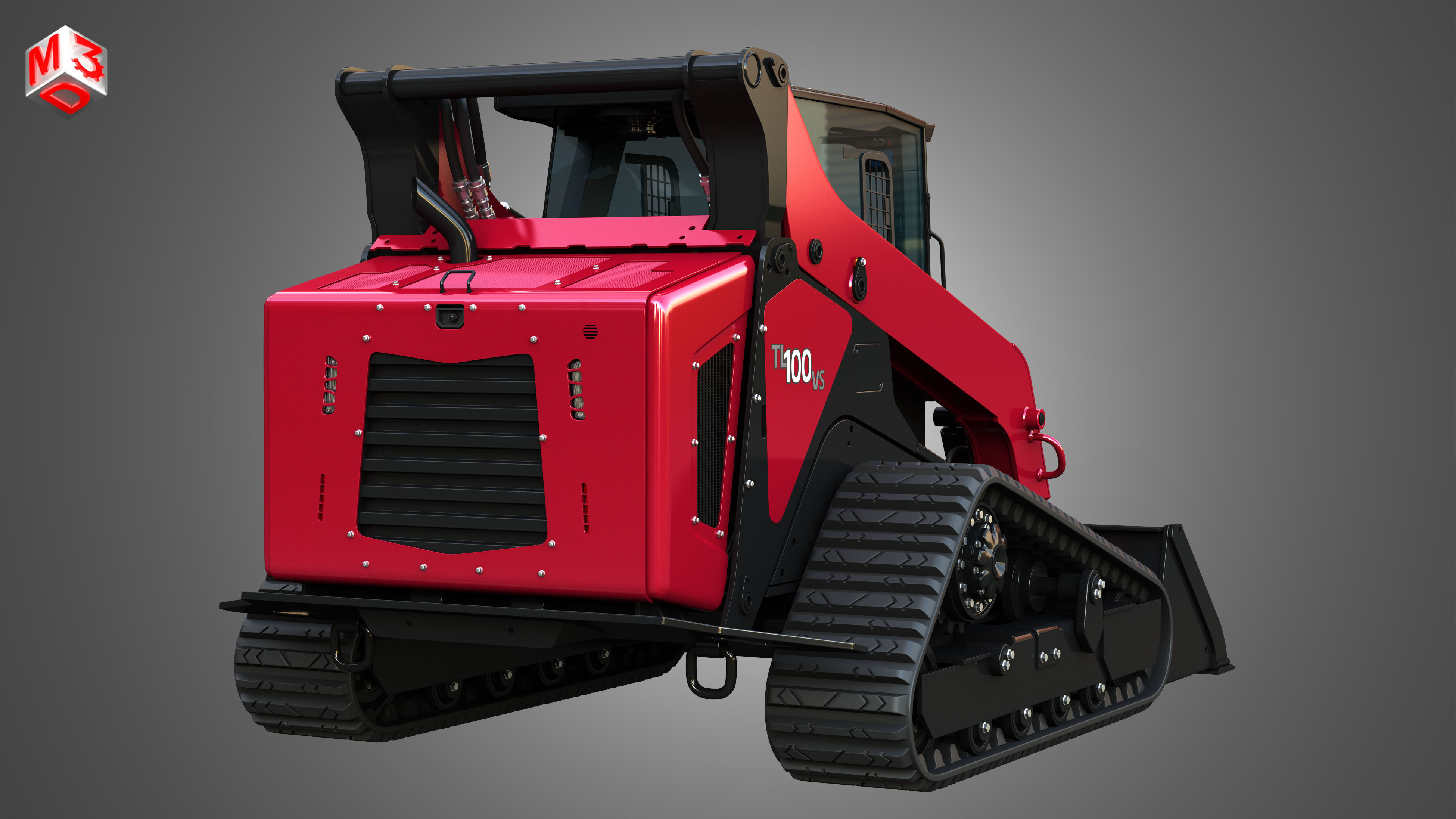 TL100VS Compact Track Loader - Bucket 3D model_11