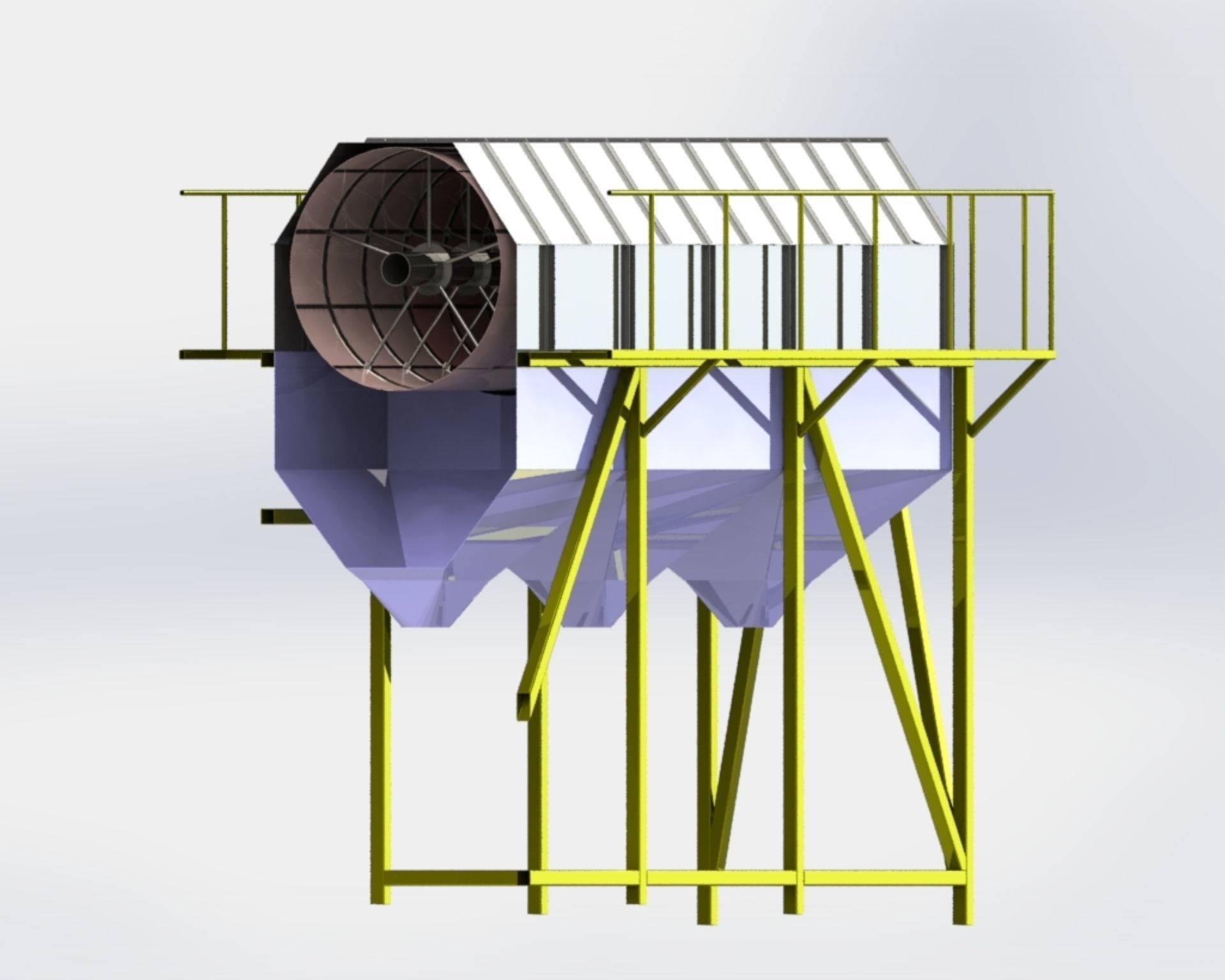 ROTARY MINE SCREEN 3D model_3