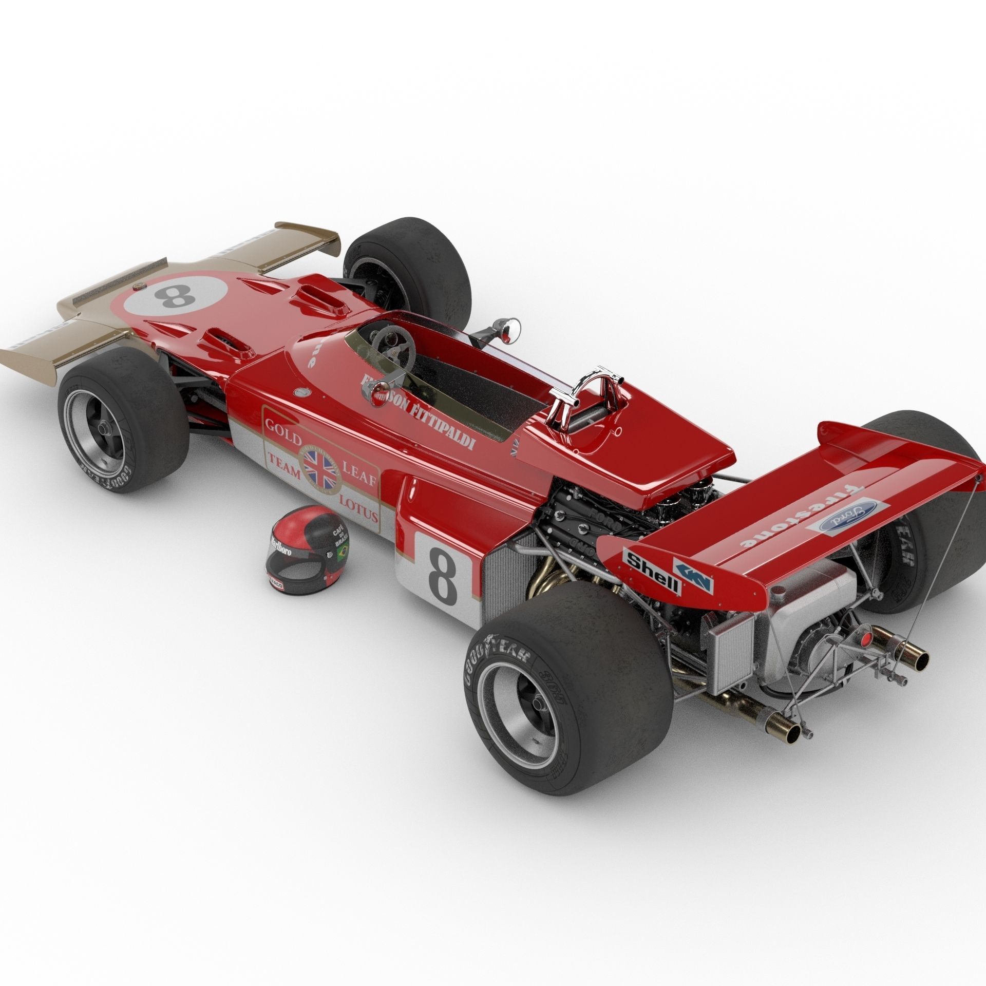 Lotus Type 72 Formula-1 3D model_1