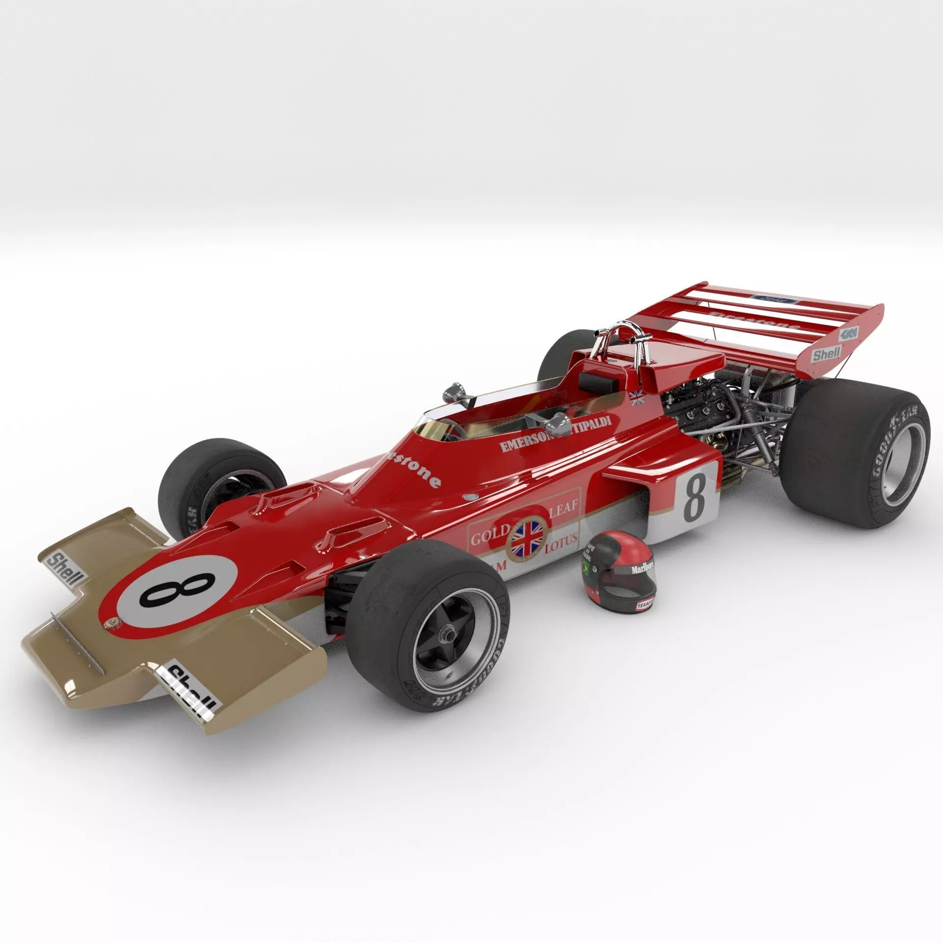 Lotus Type 72 Formula-1 3D model_0
