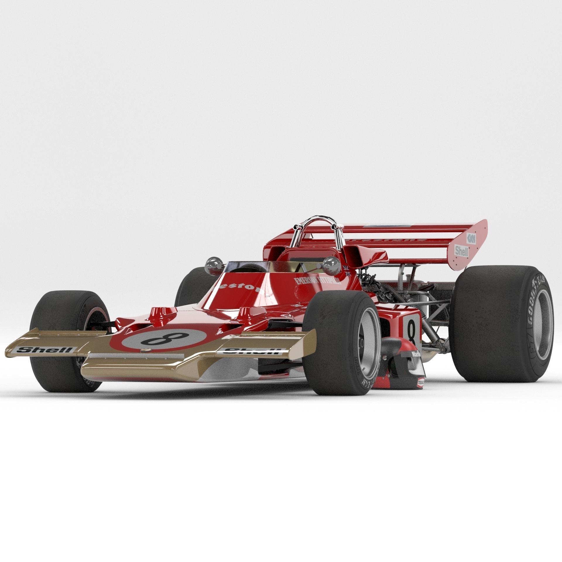 Lotus Type 72 Formula-1 3D model_2