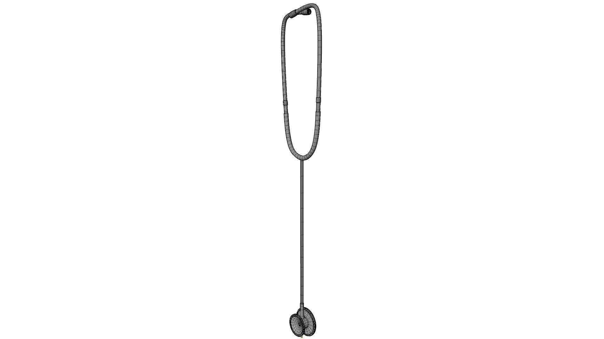 Stethoscope 3D model_11