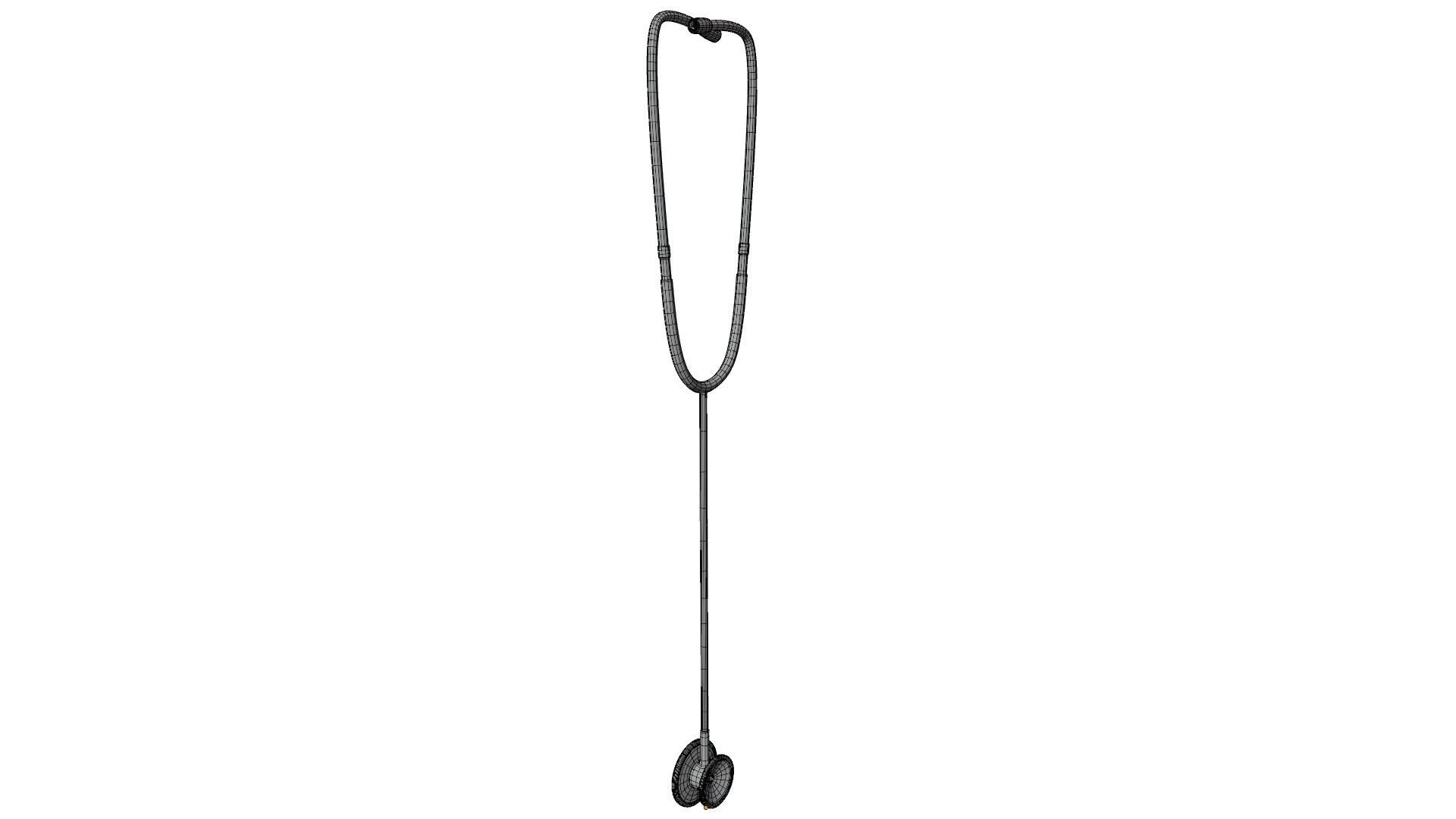Stethoscope 3D model_9