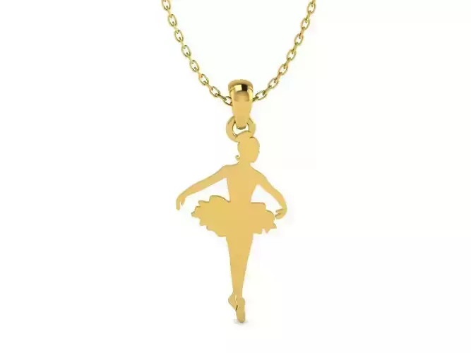 Fairy Silhouette Pendant 6