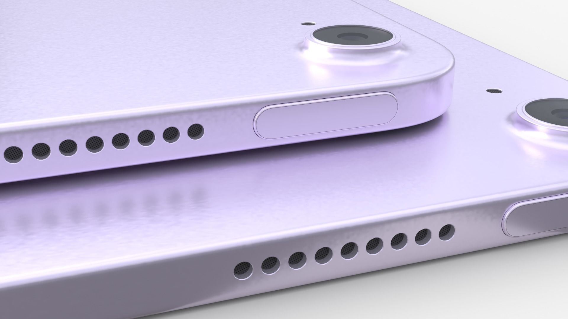 Apple iPad Air 2024 in Purple full Collection 3D model_8