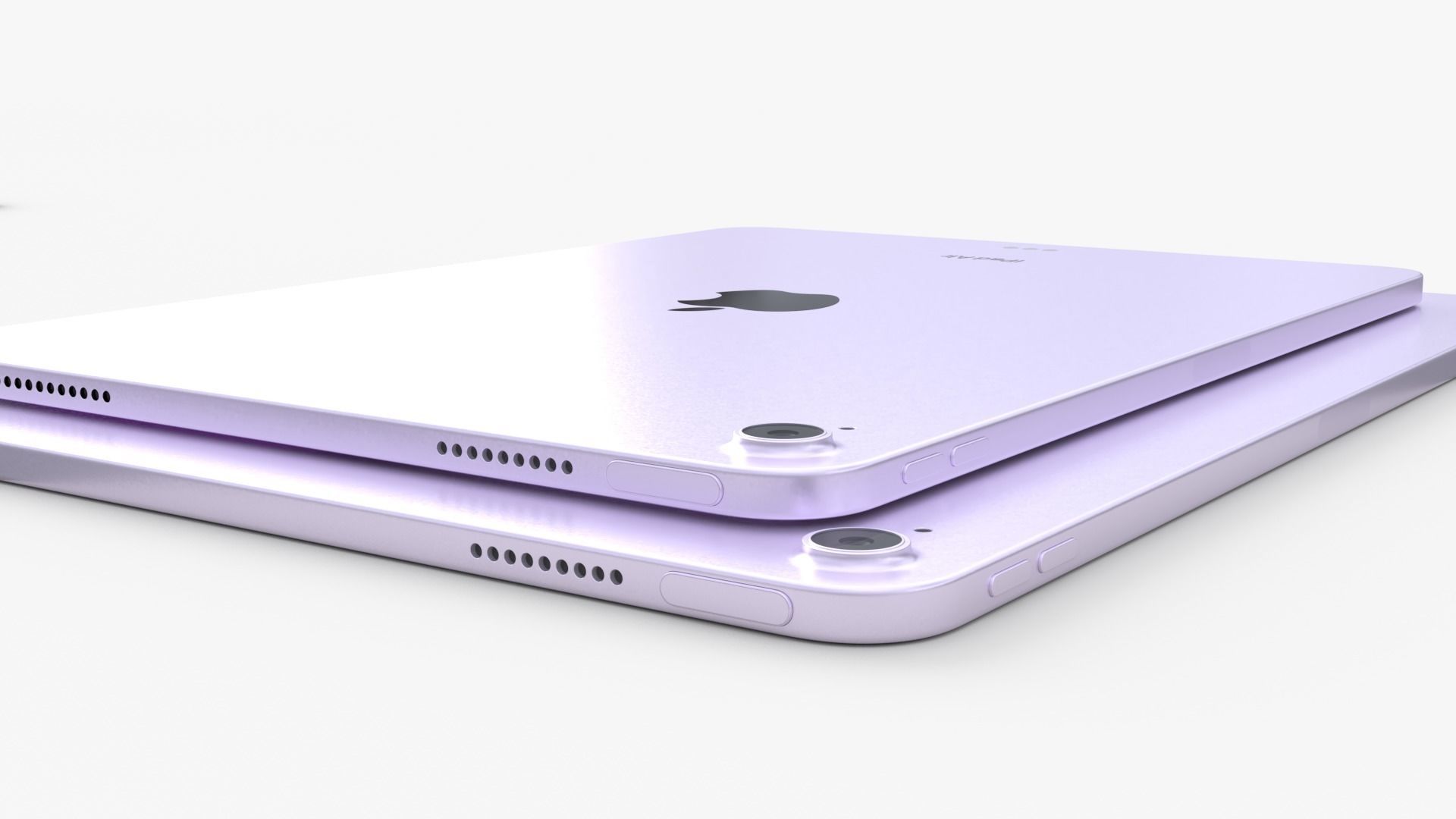 Apple iPad Air 2024 in Purple full Collection 3D model_11