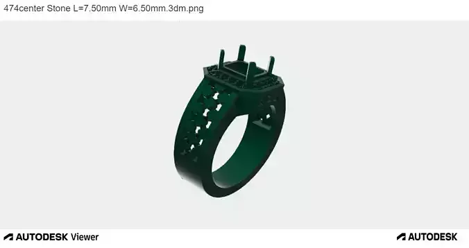 Men Ring With Asscher Cut Center Stone