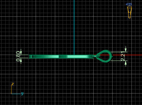 Amarillo Initial Pendant Letter   A 3D print model_6