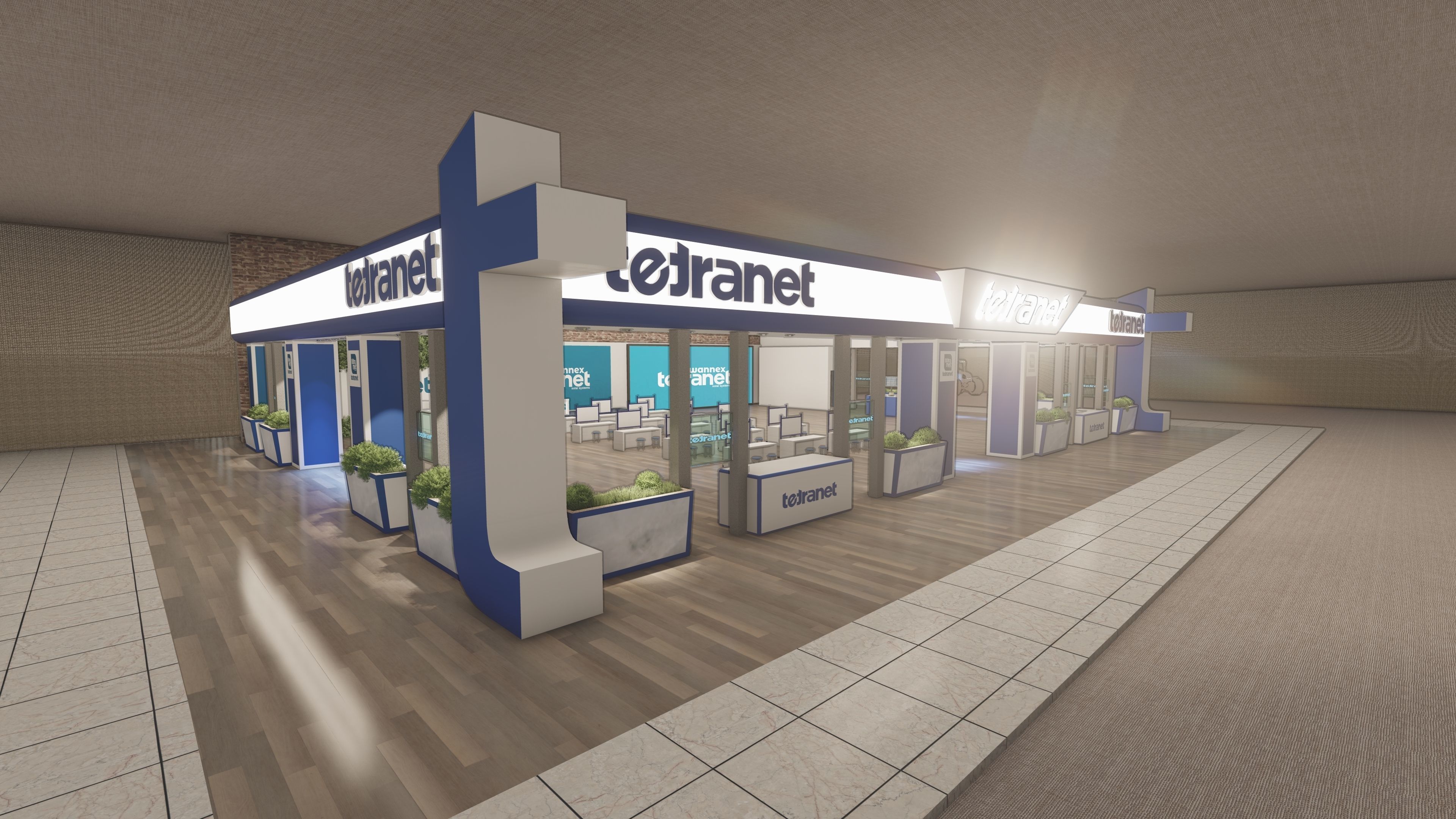 TetraNet Stand 3D model_1