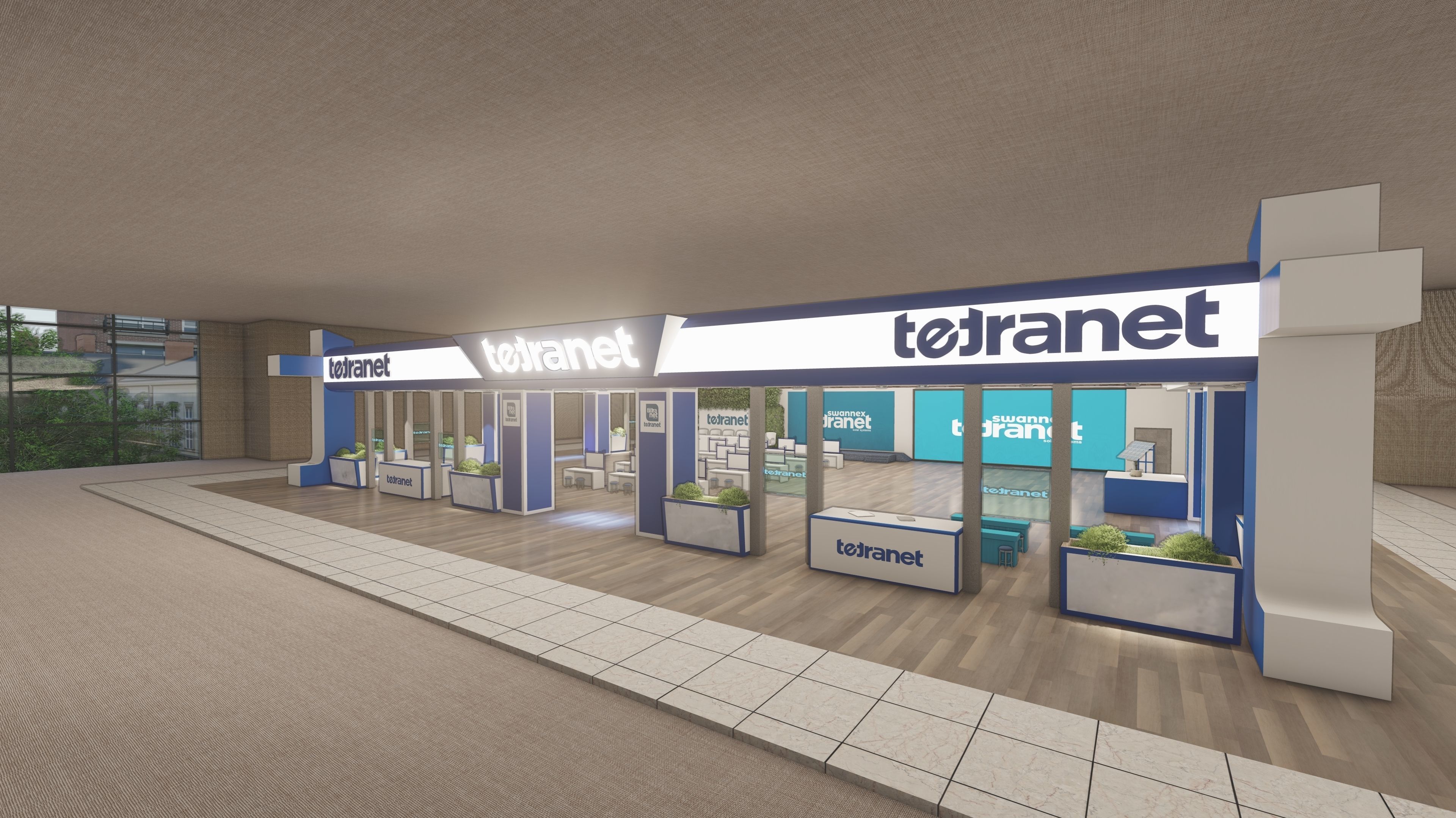 TetraNet Stand 3D model_2