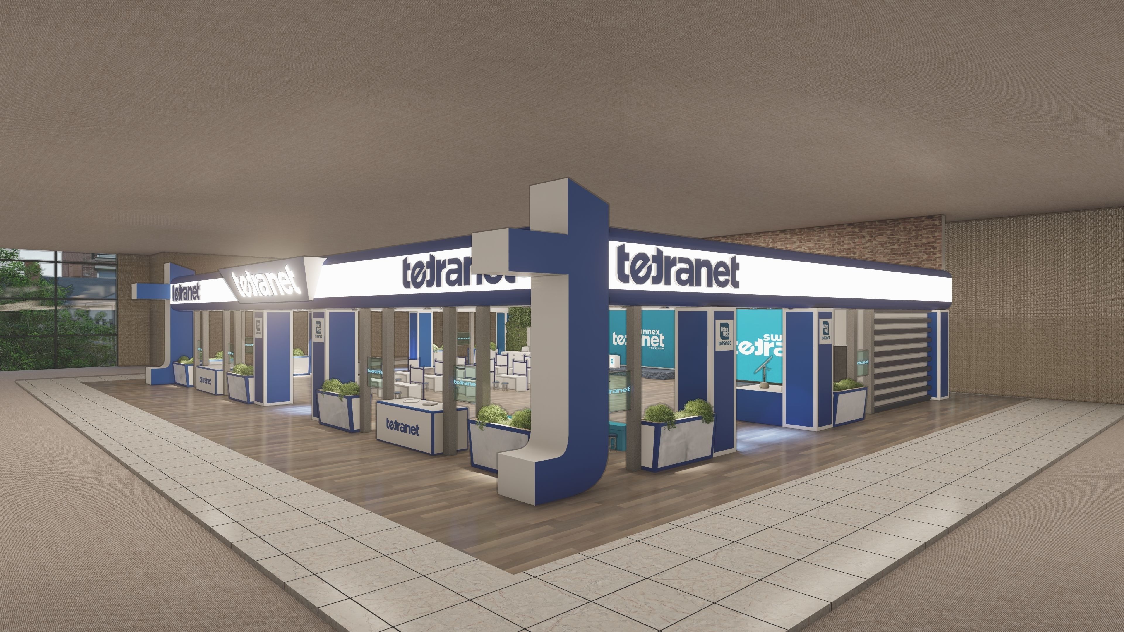TetraNet Stand 3D model_4