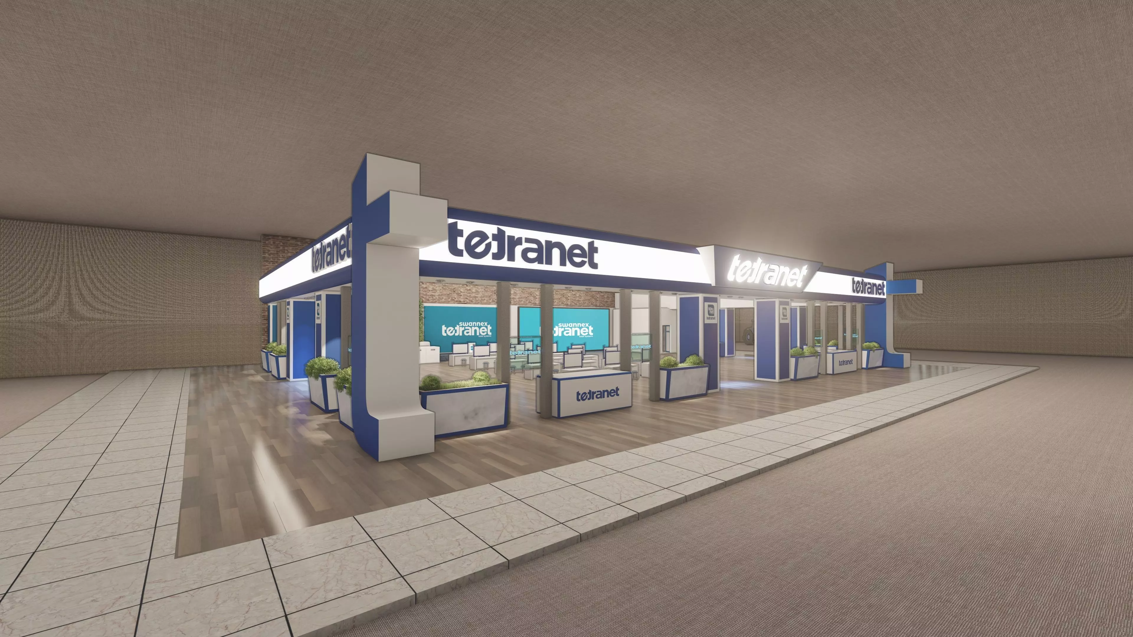 TetraNet Stand 3D model_0