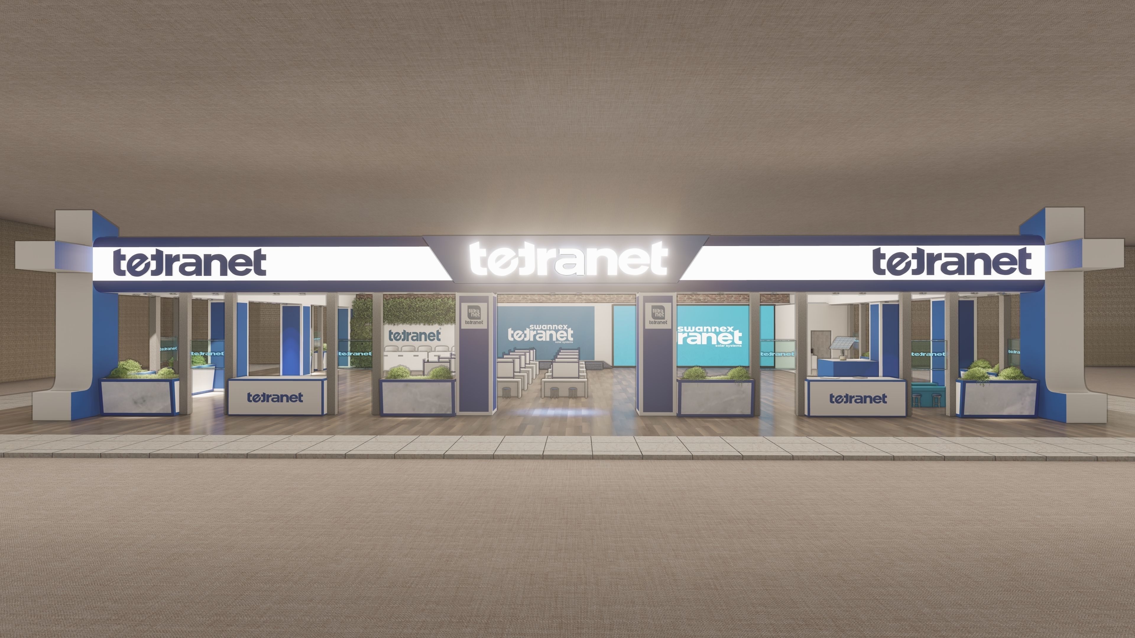TetraNet Stand 3D model_3