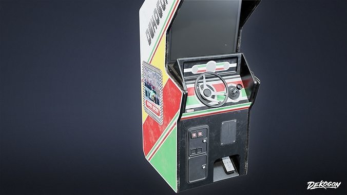 ARCADE - Arcade Cabinet 06 - LOW POLY Low-poly 3D model 3