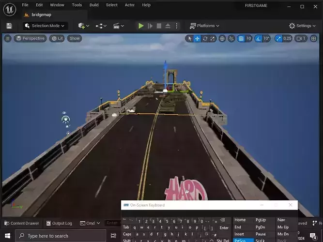 BRIDGE WHITH MILLITARY ASSETS