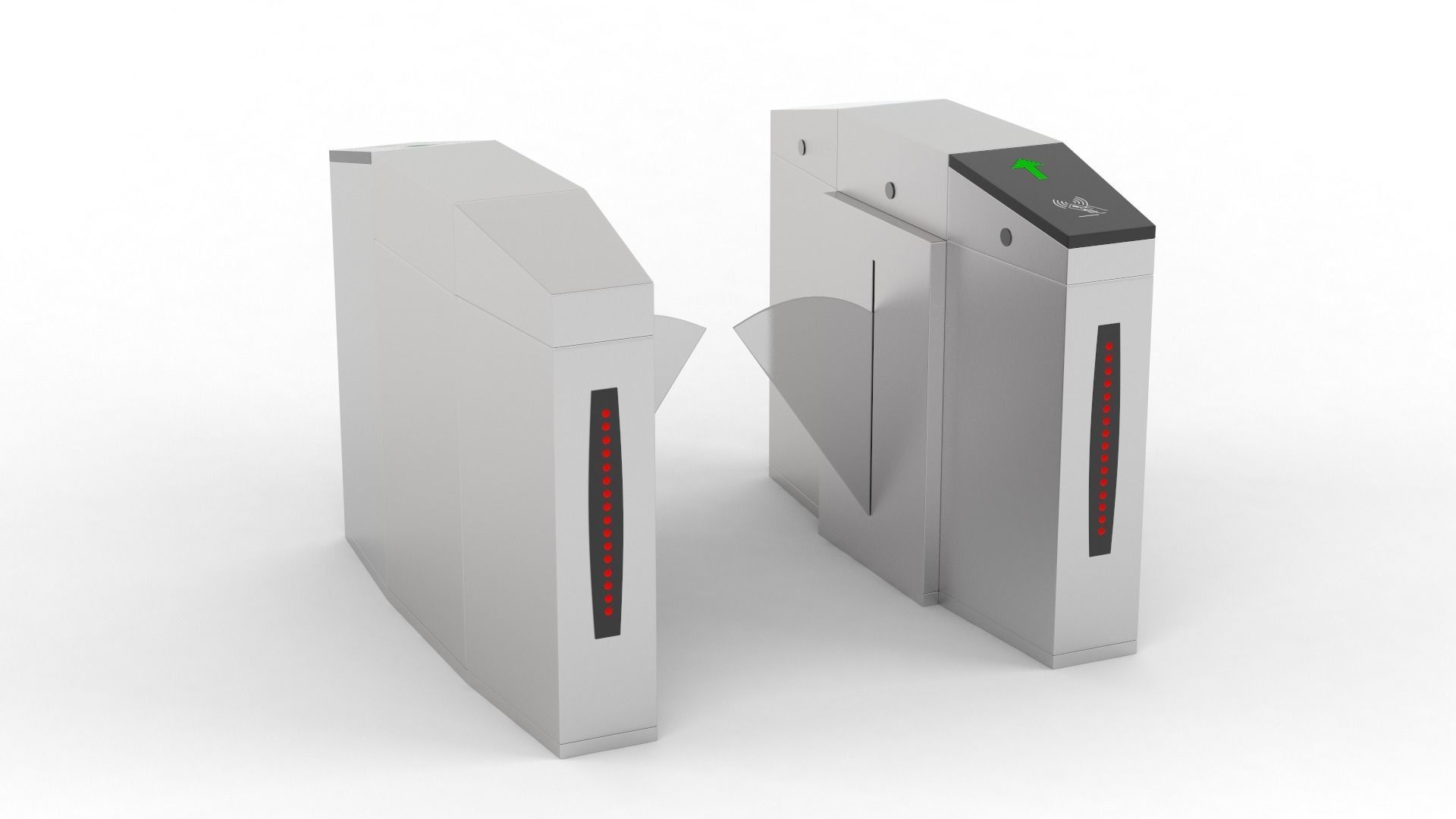 Turnstile Gate 3D model_2