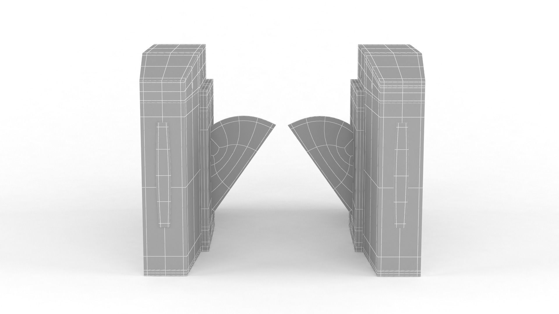 Turnstile Gate 3D model_6