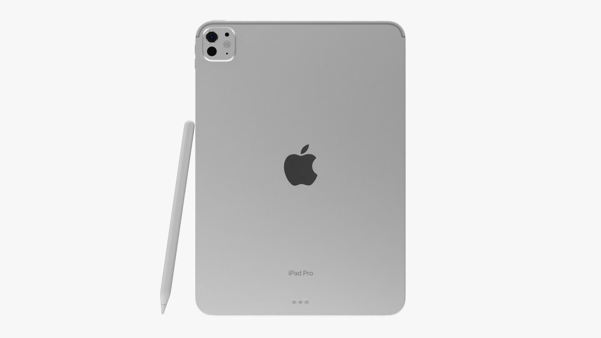 Apple iPad Pro M4 11-inch Silver 3D model_14