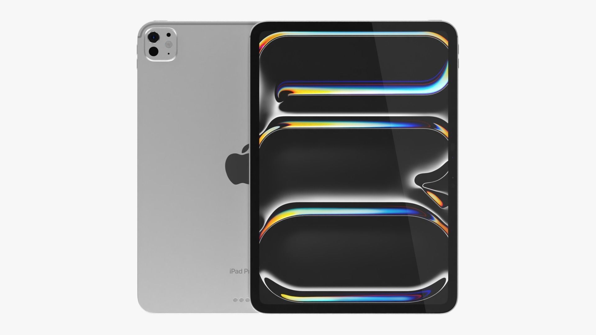 Apple iPad Pro M4 11-inch Silver 3D model_1