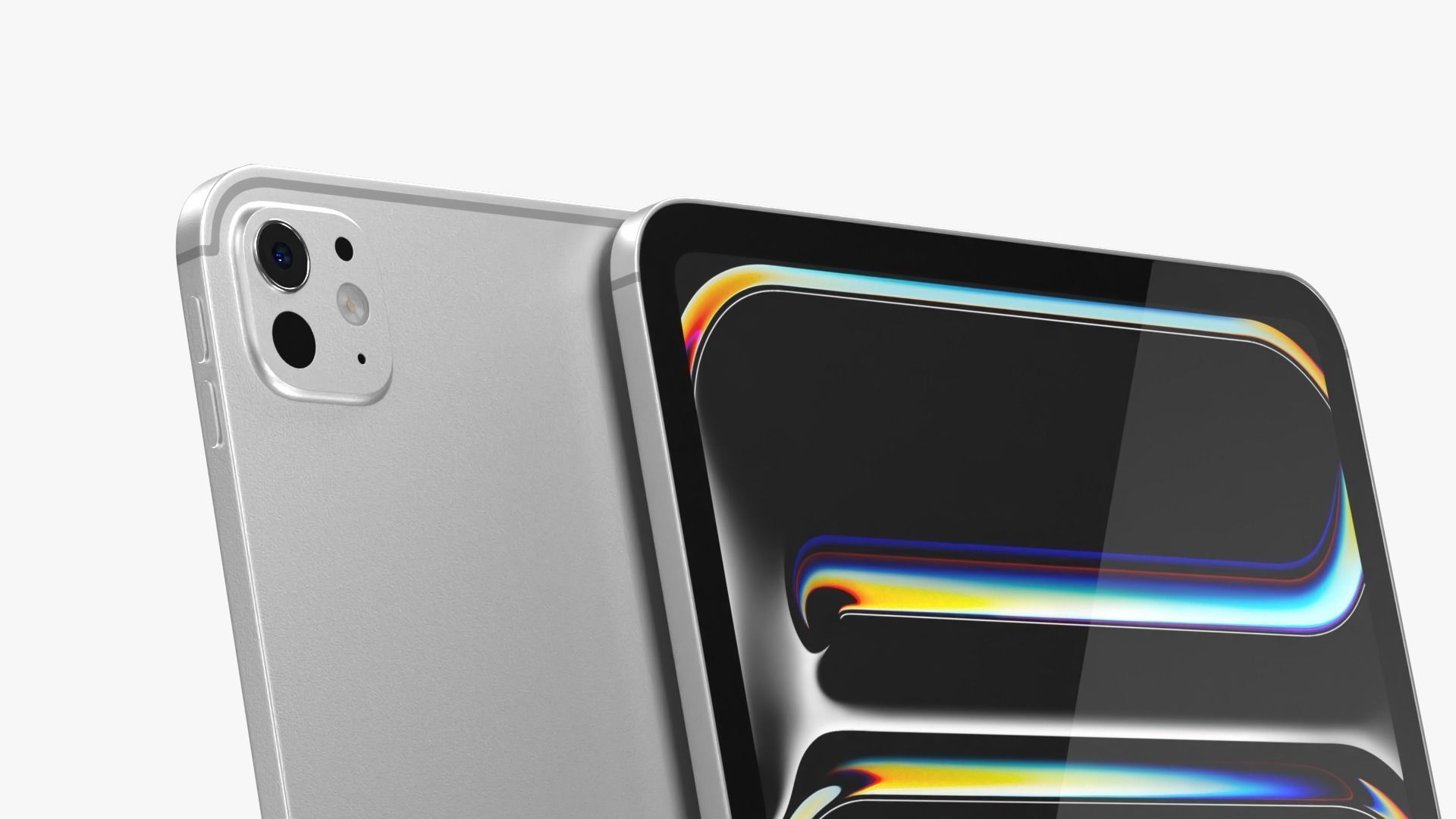 Apple iPad Pro M4 11-inch Silver 3D model_3