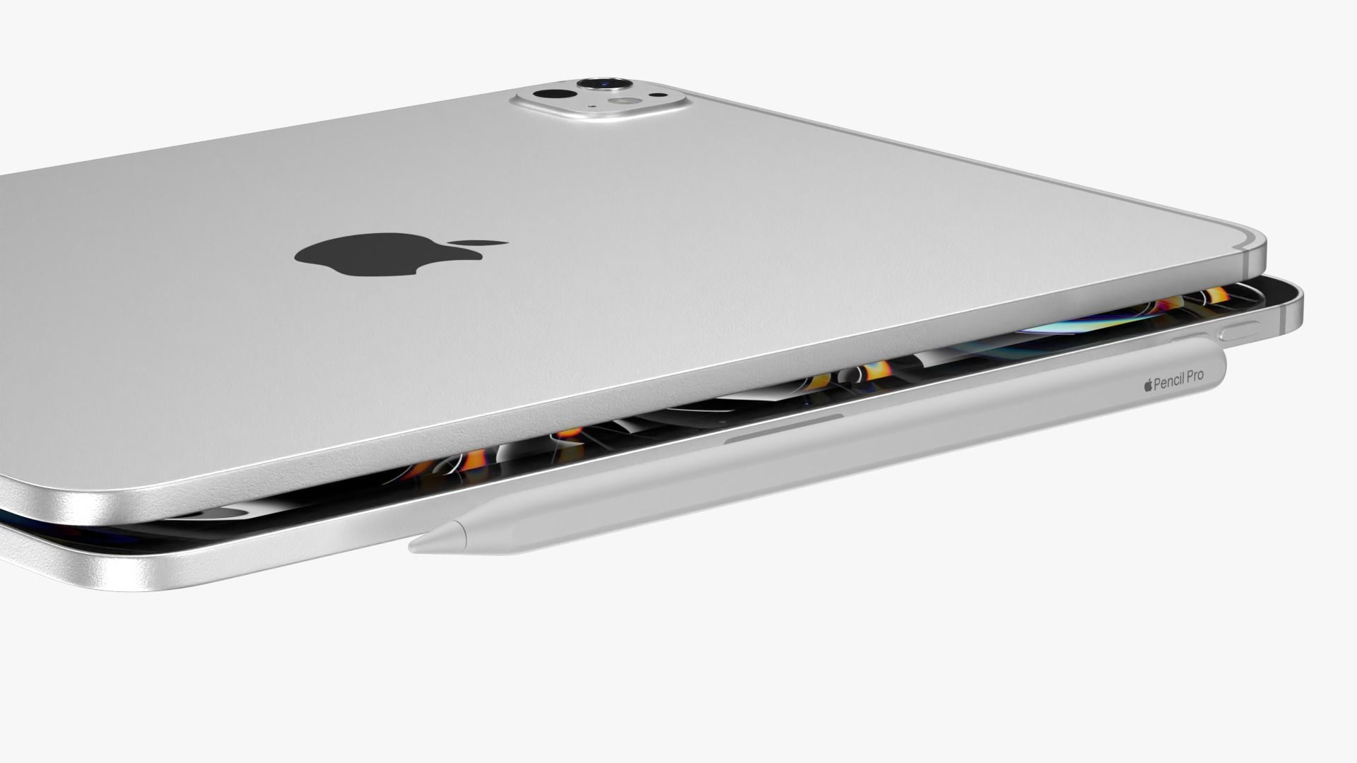 Apple iPad Pro M4 11-inch Silver 3D model_9