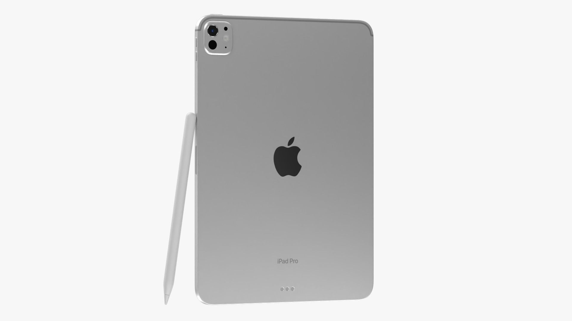 Apple iPad Pro M4 11-inch Silver 3D model_12