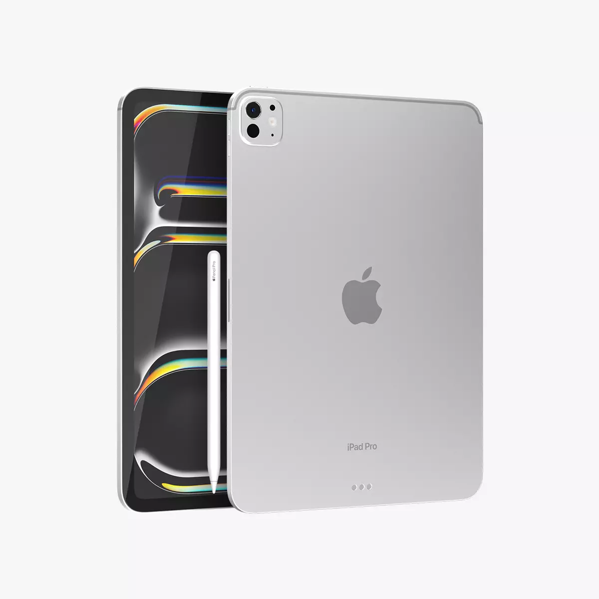 Apple iPad Pro M4 11-inch Silver 3D model_0