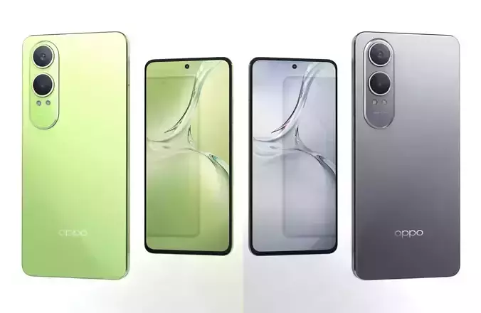 Oppo K12x Gray And Green