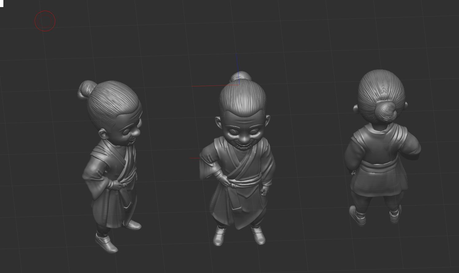 Cartoon Ninja 3D print model_10