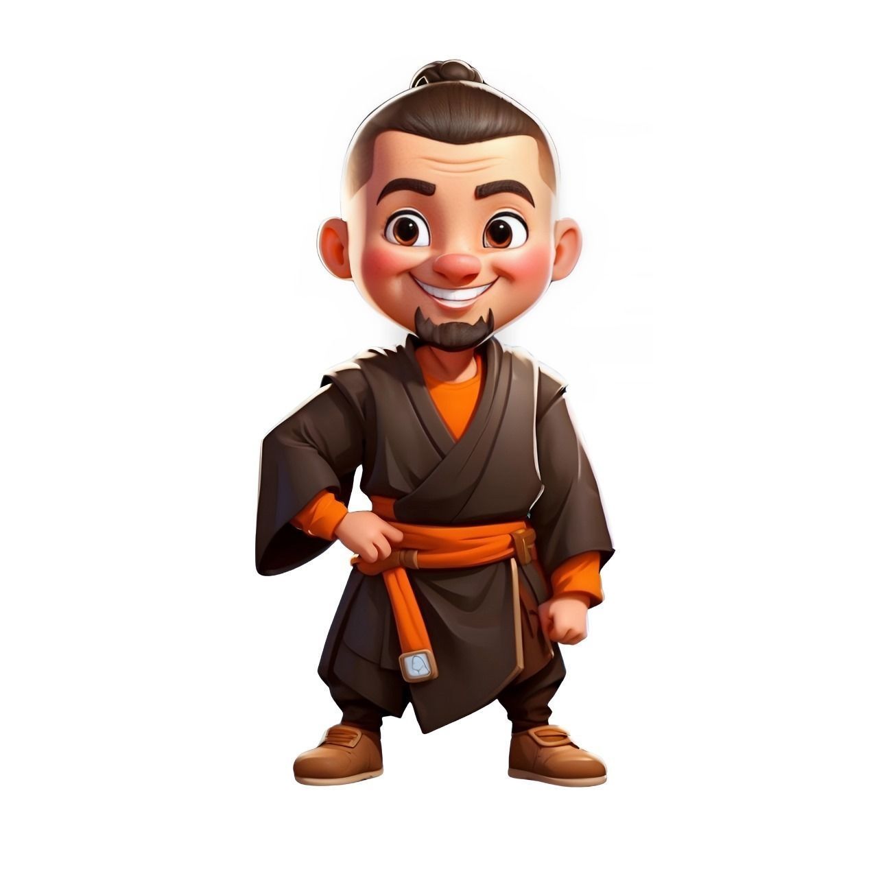 Cartoon Ninja 3D print model_1