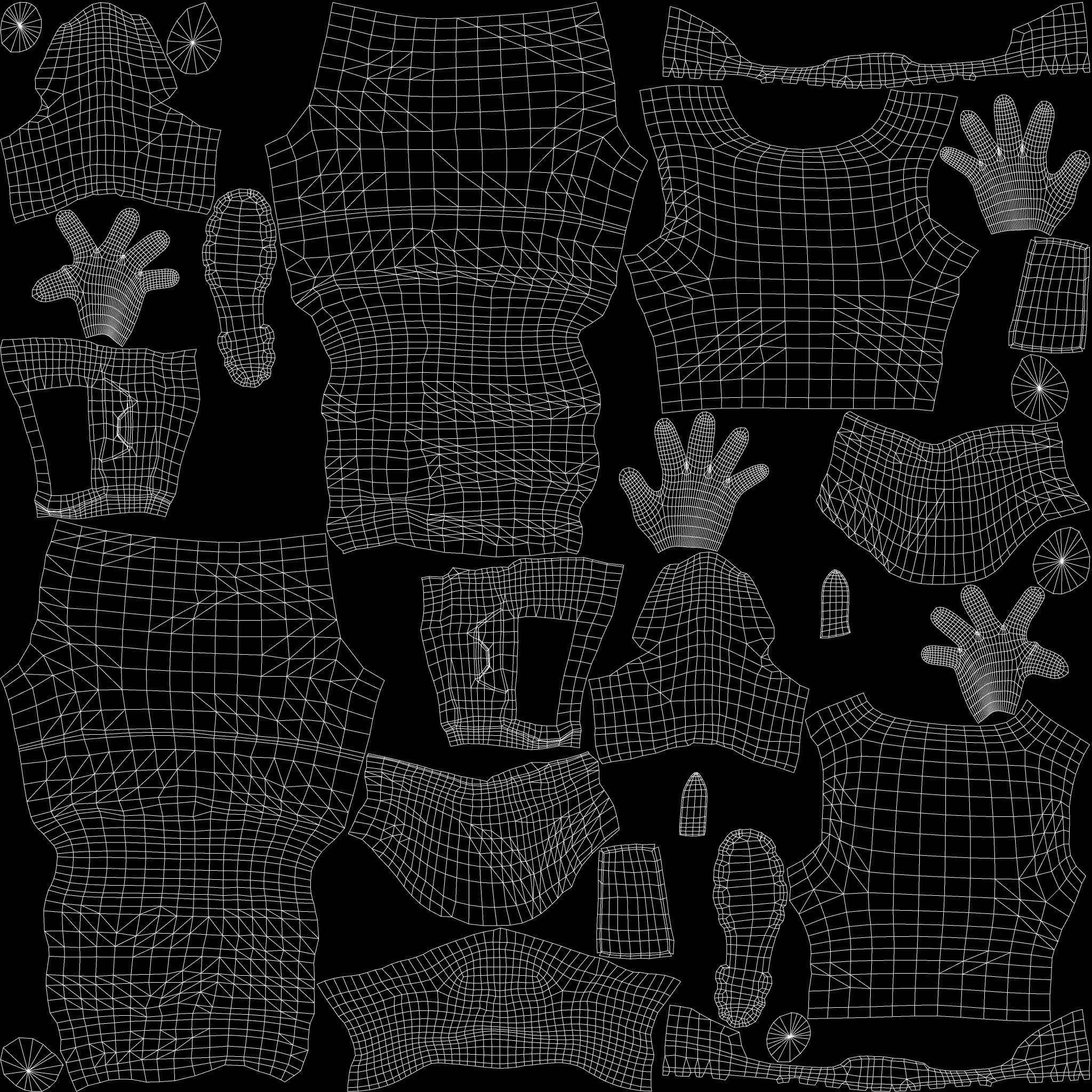 Modern Soldier Low-poly 3D model_12