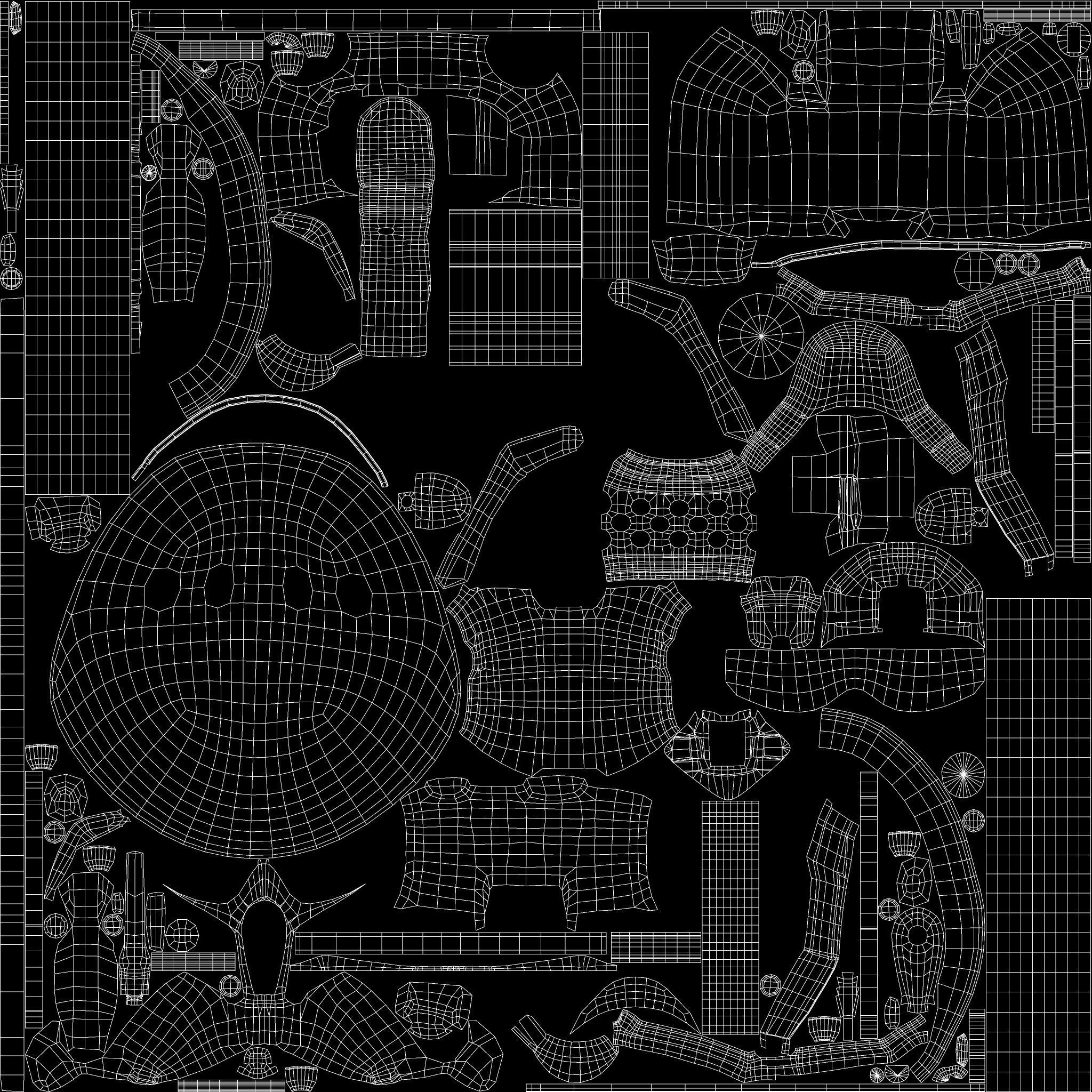 Modern Soldier Low-poly 3D model_11