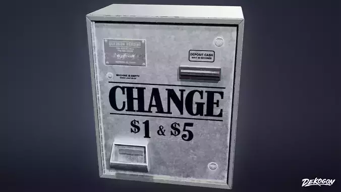 ARCADE - Change Machine 02 - LOW POLY