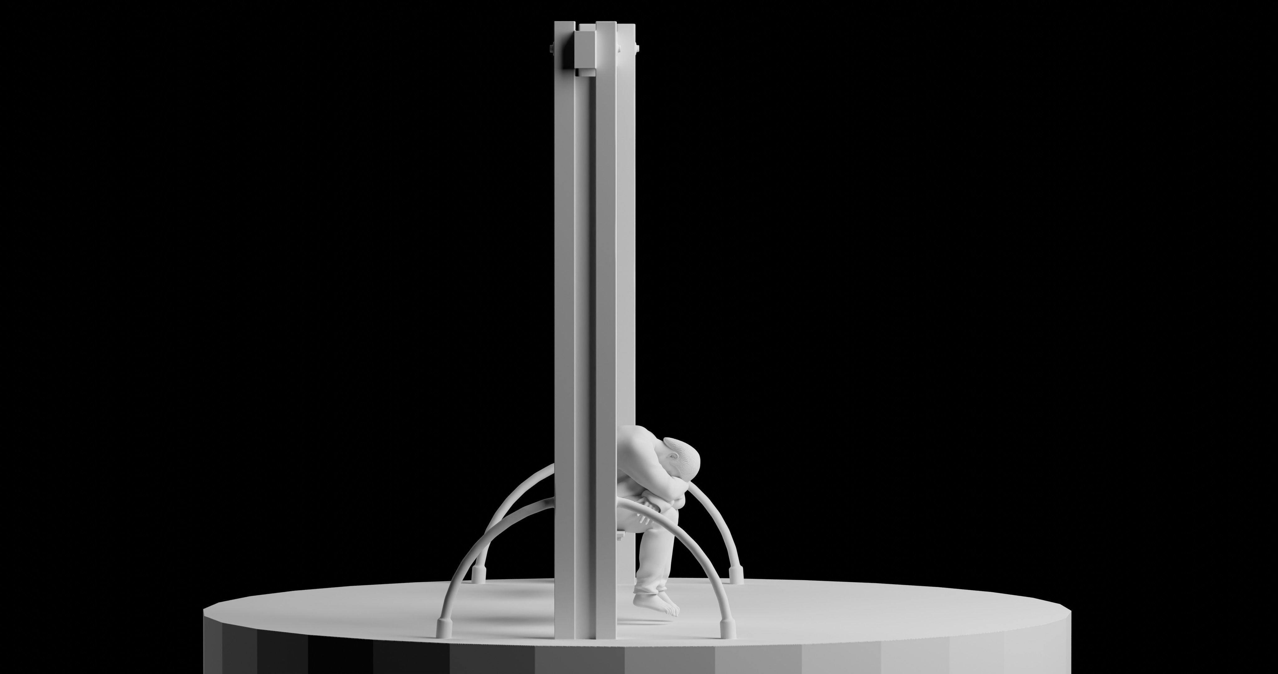 SHE LEFT 3D print model_3