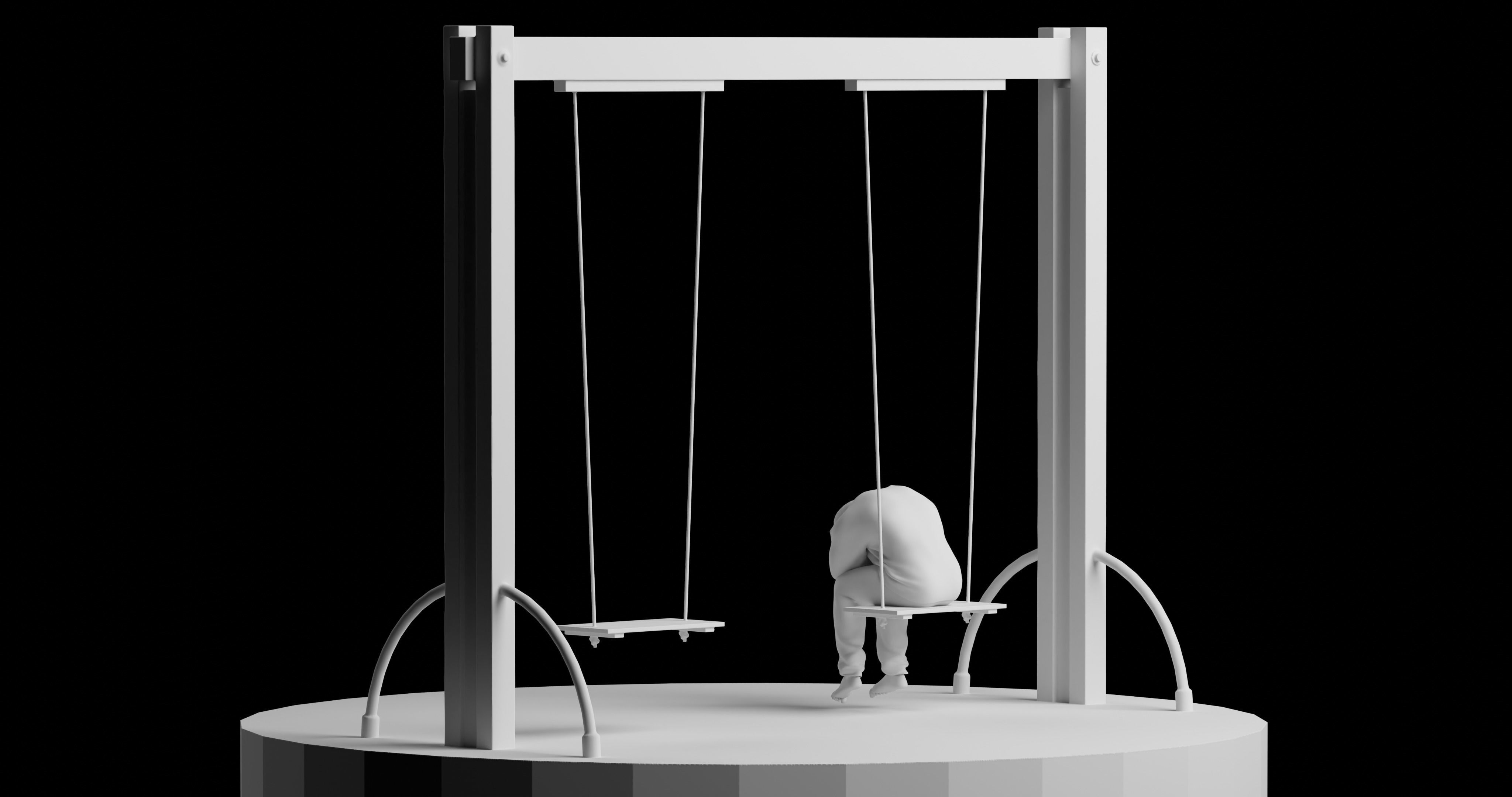 SHE LEFT 3D print model_6