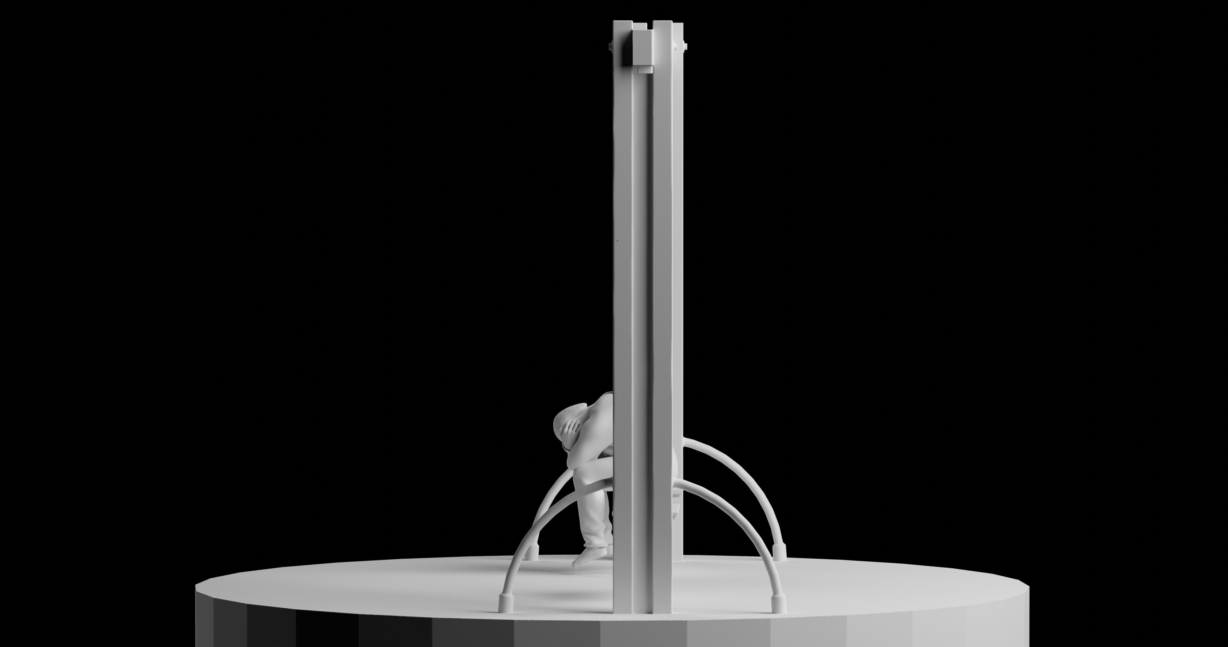 SHE LEFT 3D print model_7