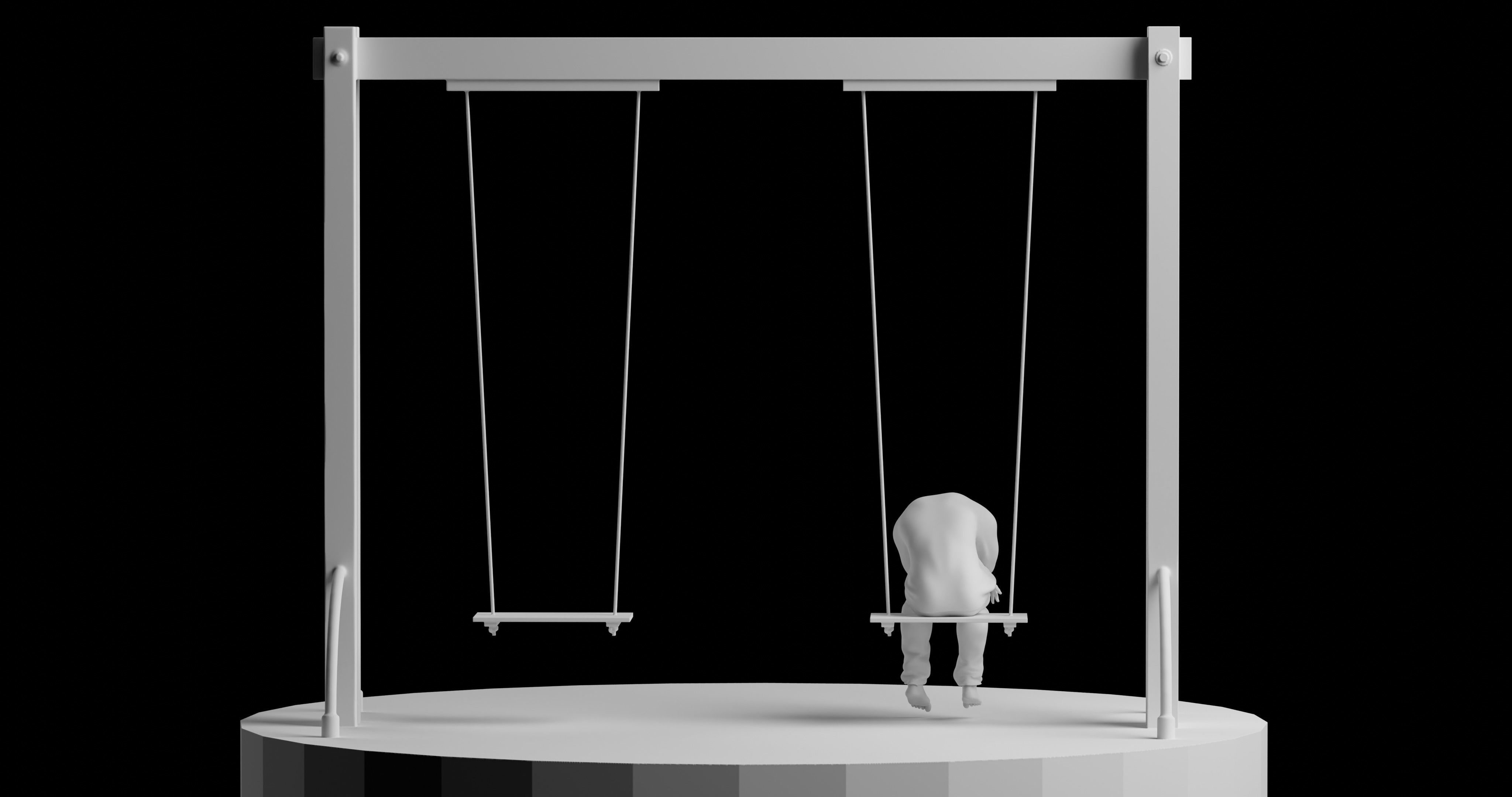 SHE LEFT 3D print model_5