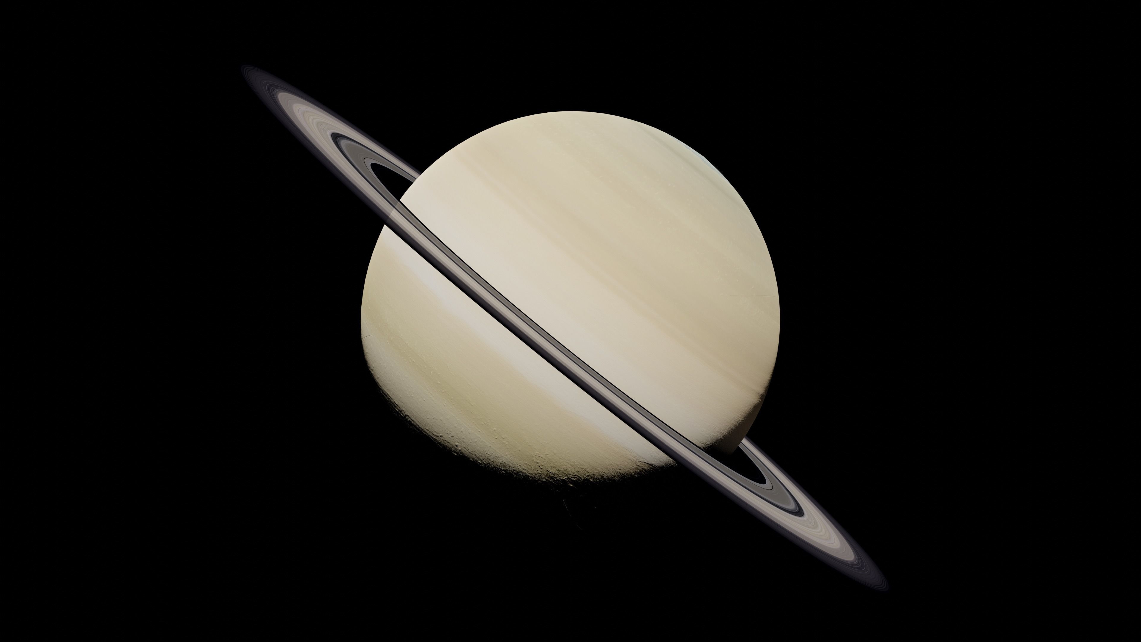 Saturn 3D Model Low-poly 3D model_4