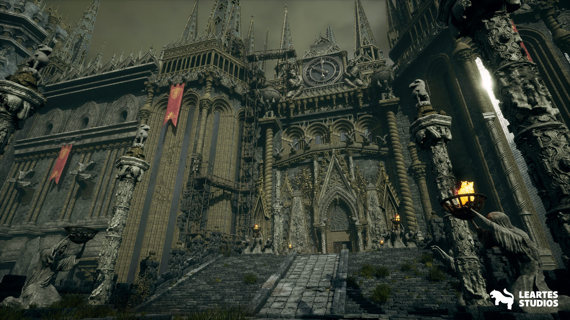 Dark Fantasy Castle Megapack Low-poly 3D model_2