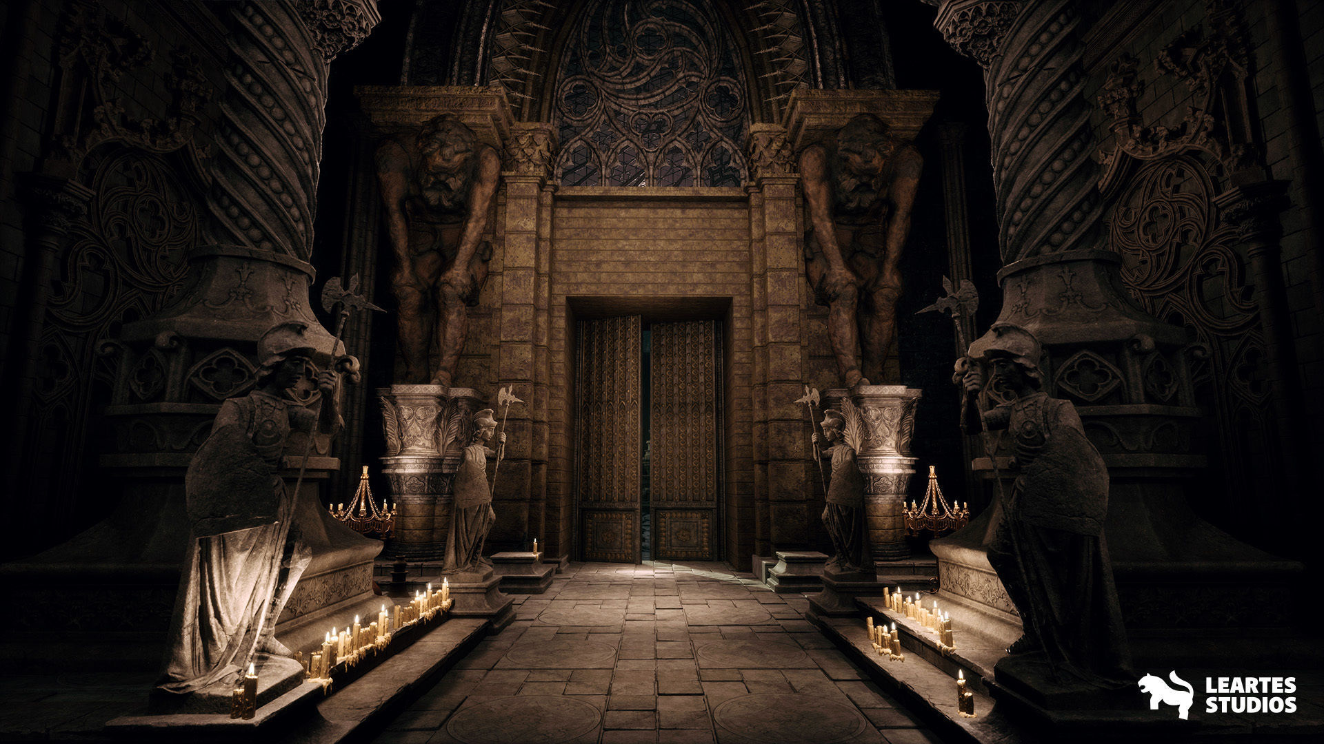 Dark Fantasy Castle Megapack Low-poly 3D model_14