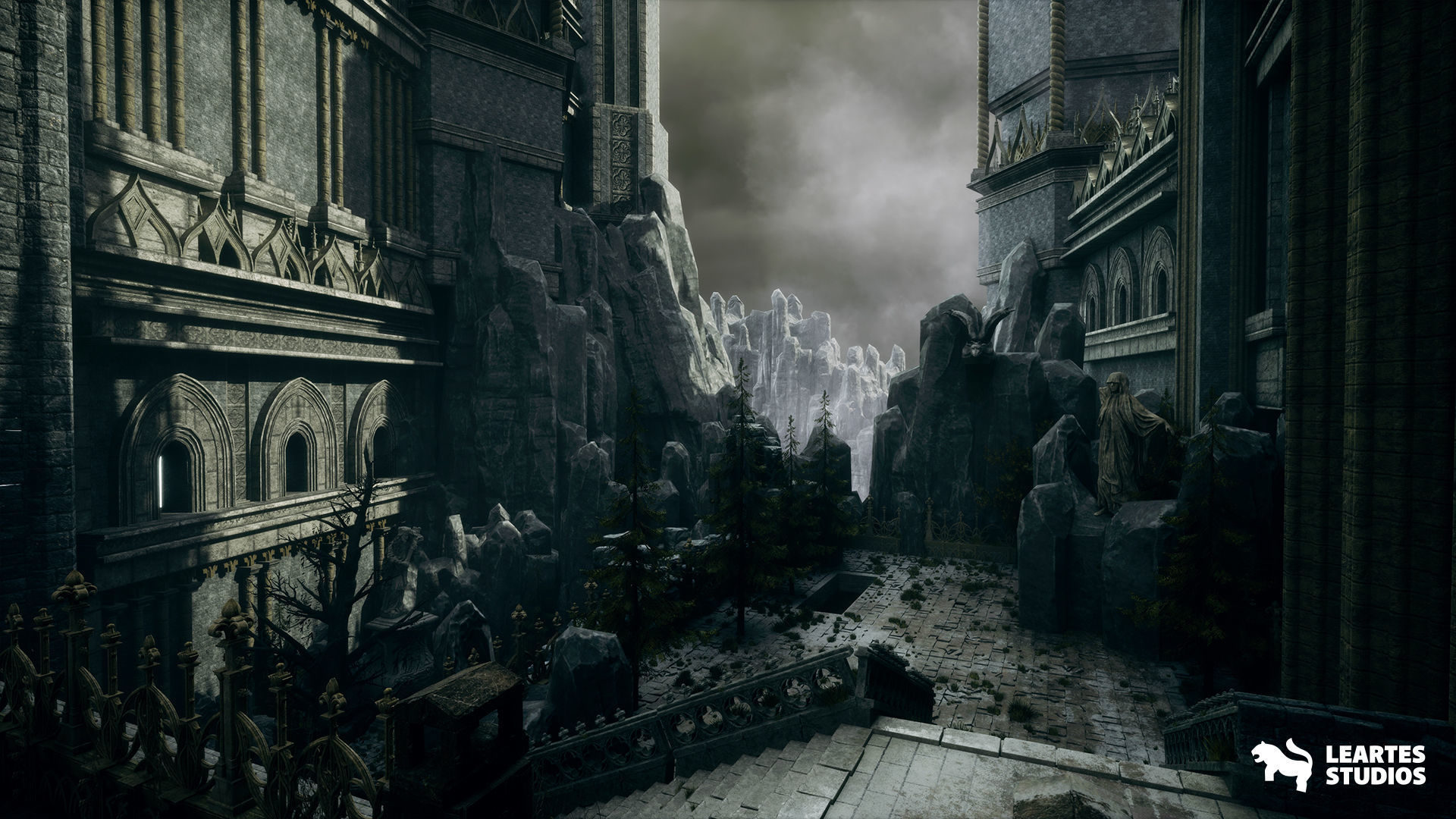 Dark Fantasy Castle Megapack Low-poly 3D model_5