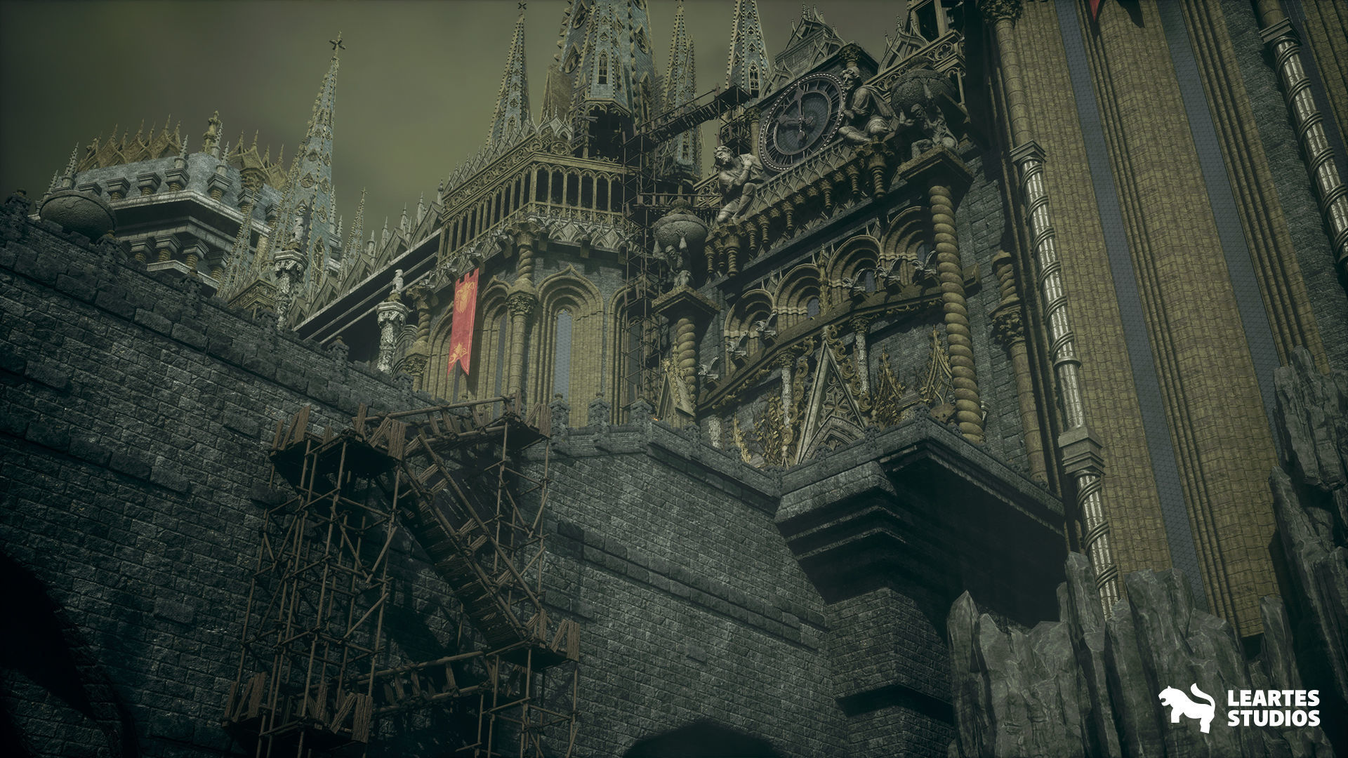 Dark Fantasy Castle Megapack Low-poly 3D model_6