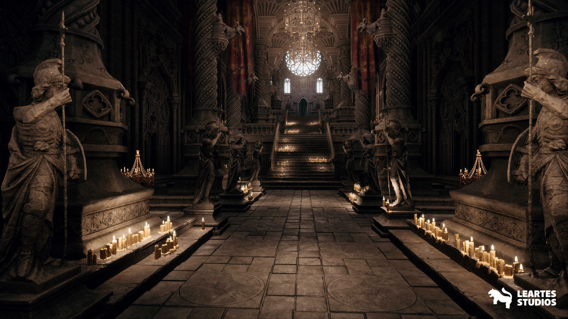 Dark Fantasy Castle Megapack Low-poly 3D model_12