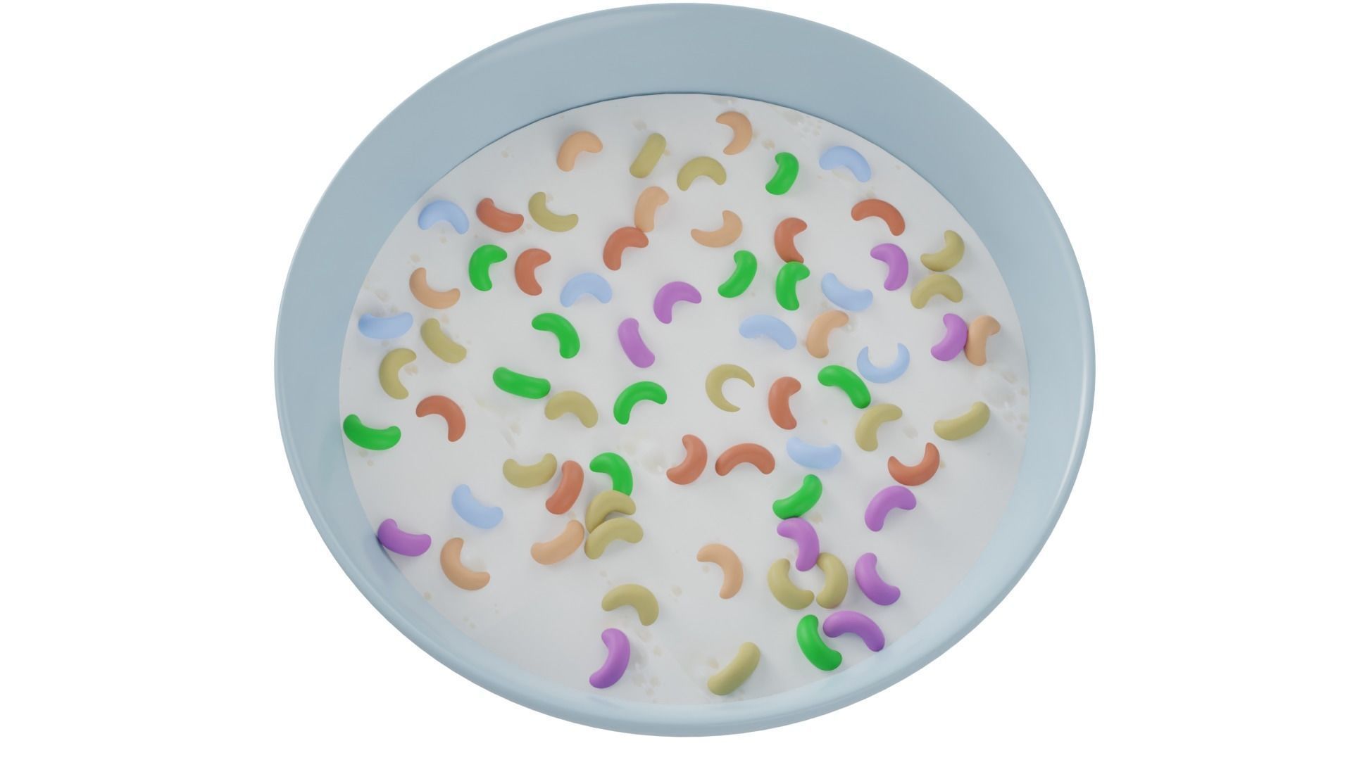 Bowl of Cereals 3D model_3