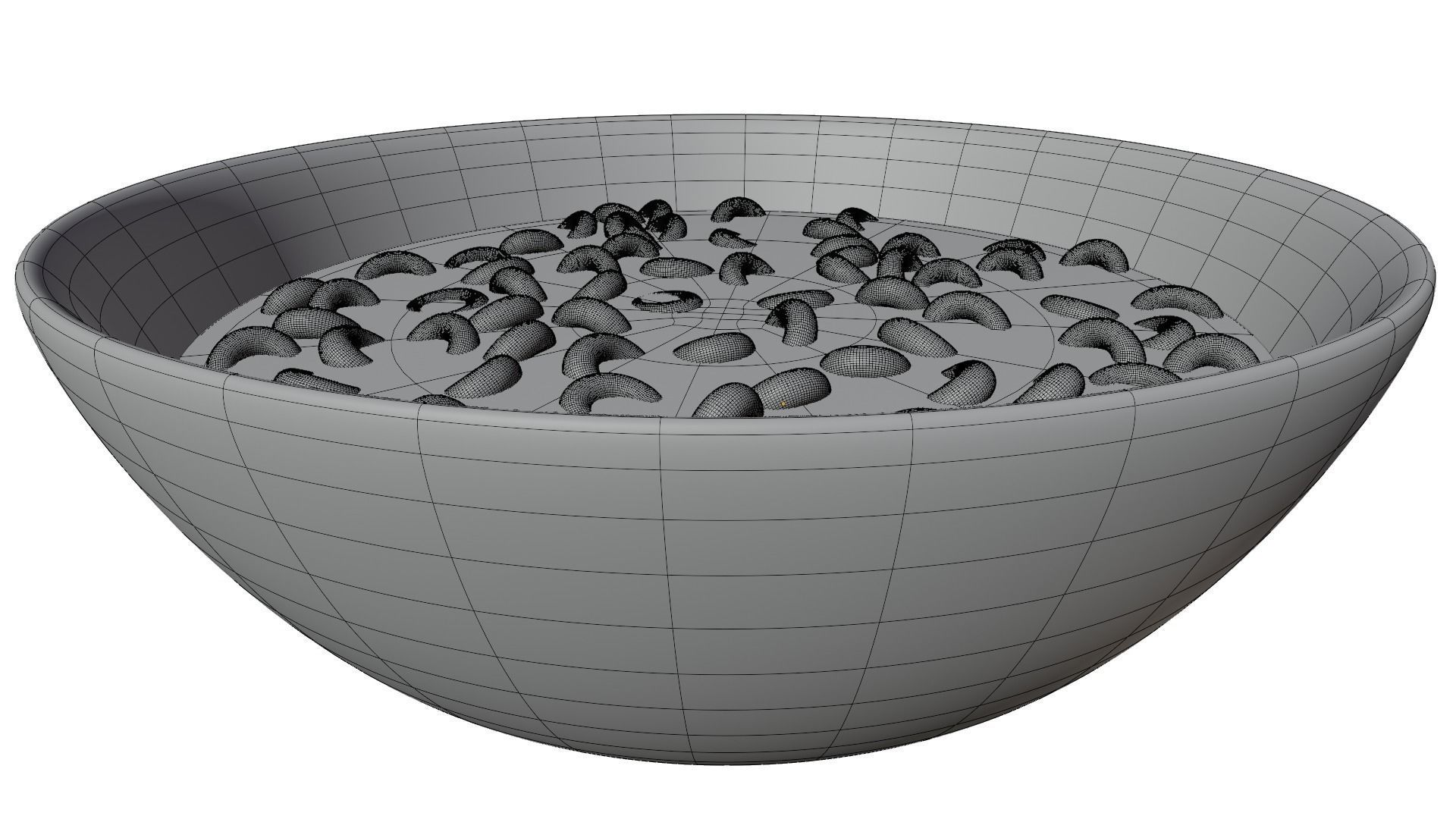 Bowl of Cereals 3D model_7