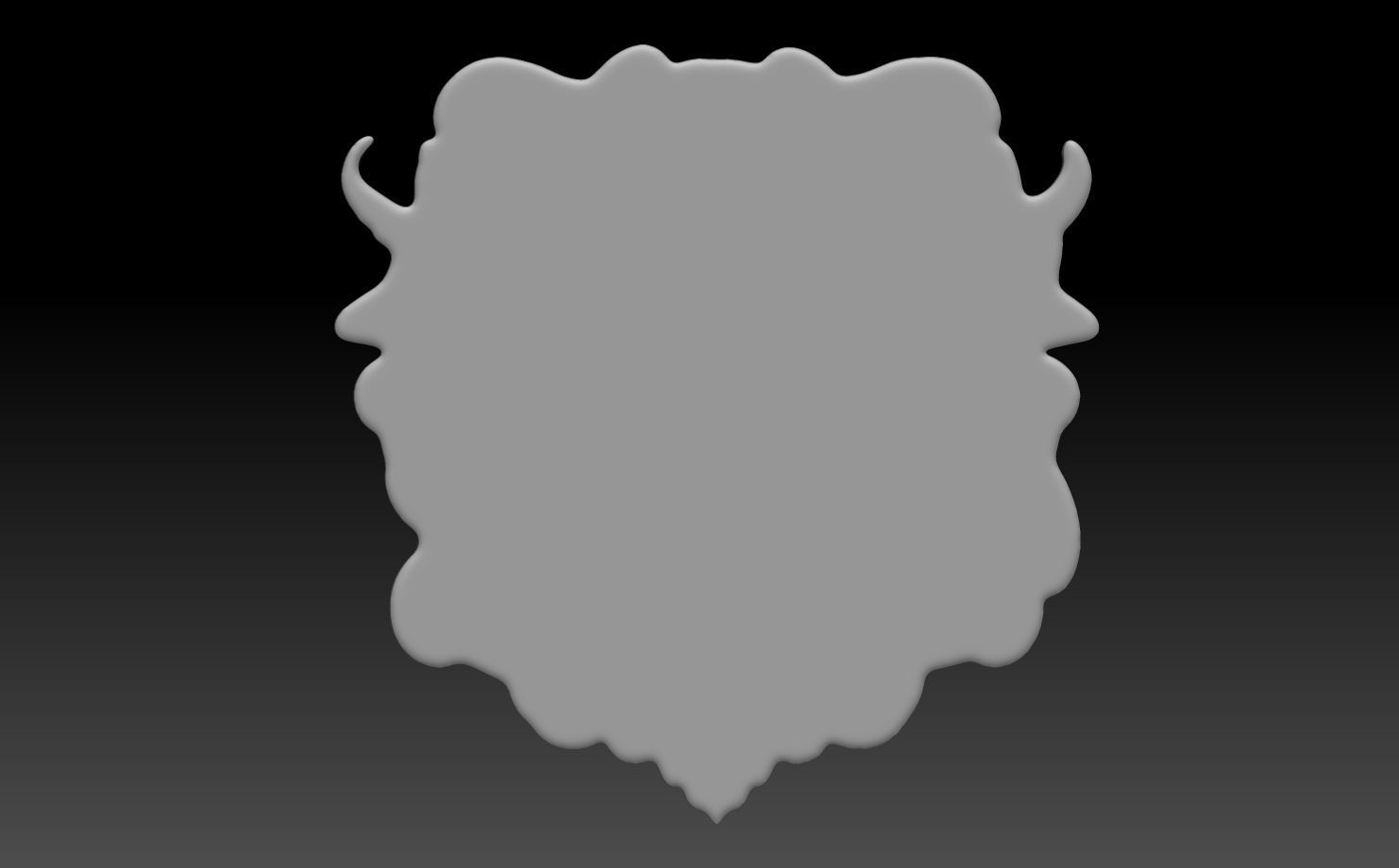 Pirate Skull basrelief 240517 07 3D print model_5